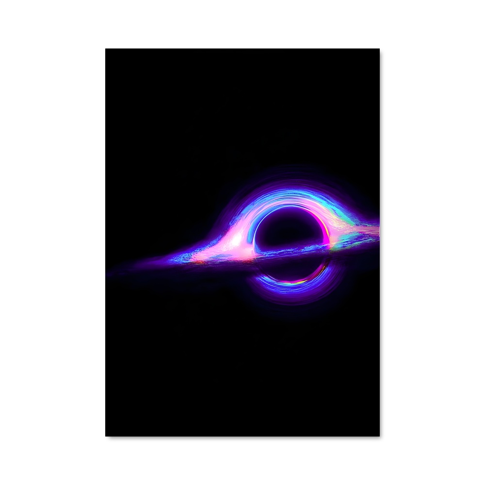 Poster Trou Noir Lumineux